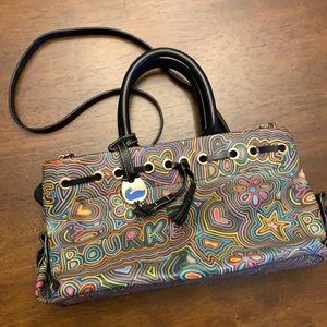 D&B Groovy Scribbles Tassel Tote